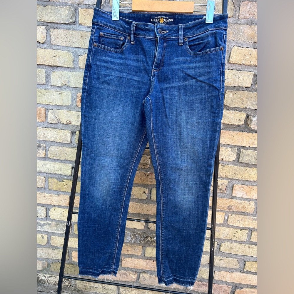 Lucky Brand Dark Blue Ankle Jeans 6/28